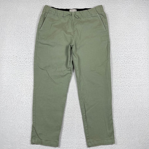 Everlane Other - Everlane Pull On Pants Mens Large Olive Green Organic Easy Pant Stretch Tapered